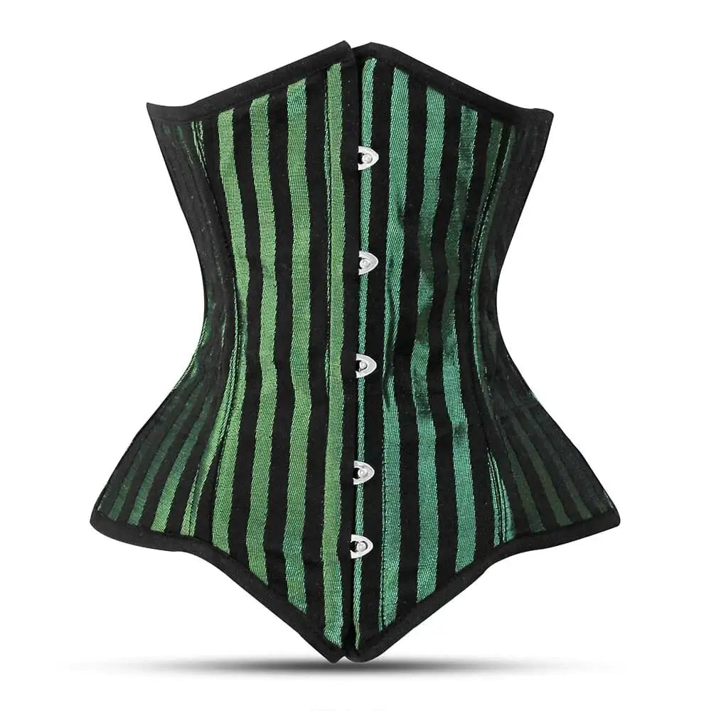 Animal - print bustiers for a wild and fierce styleGreen Brocade corset top - Under Bust Corset Animal - print bustiers for a wild and fierce styleGreen Brocade corset top - Under Bust Corset