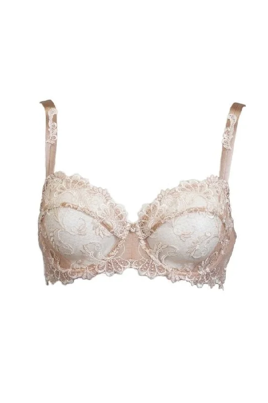 Red sexy dresses for a passionate and attention - grabbing styleDressing Floral Demi Cup Bra Red sexy dresses for a passionate and attention - grabbing styleDressing Floral Demi Cup Bra