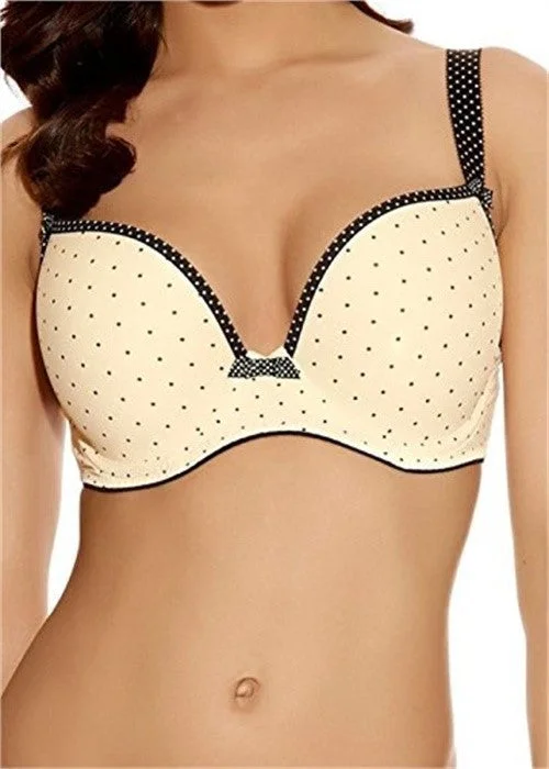 Women's Lingerie with Thigh-High StockingsFreya 1554,Deco Spotlight Underwire Moulded Plunge Bra Women's Lingerie with Thigh-High StockingsFreya 1554,Deco Spotlight Underwire Moulded Plunge Bra