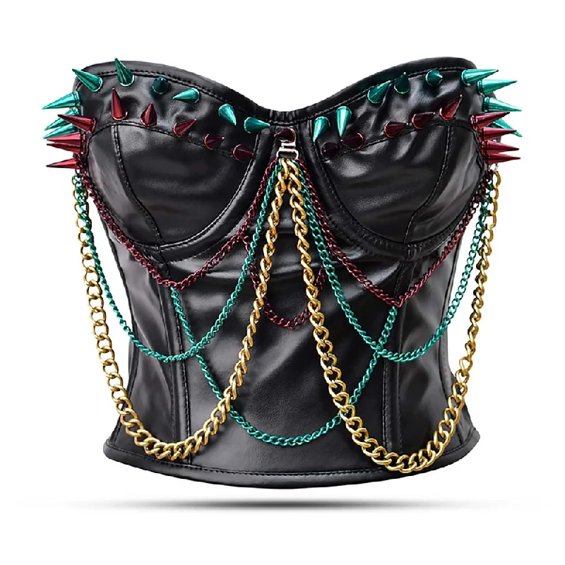 Waist - training corsets for long - term figure shapingBlack Steampunk Corset Plus Size - Over bust Corset Waist - training corsets for long - term figure shapingBlack Steampunk Corset Plus Size - Over bust Corset