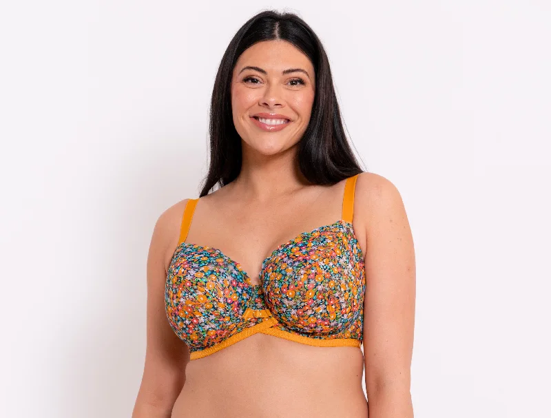 Lingerie with Adjustable Straps for WomenCK044100 CURVY KATE LACE DAZE FLORAL
