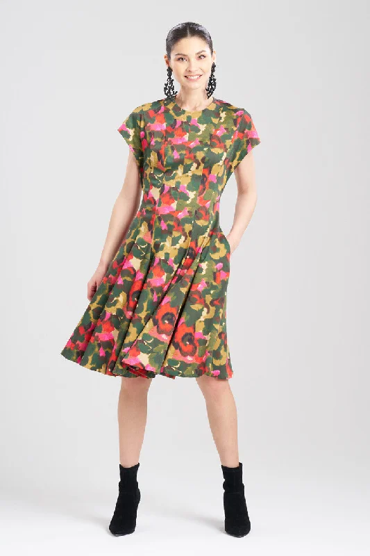 Sexy New Year's Eve dresses for a glamorous countdownFloral Fit & Flare Pleated Dress