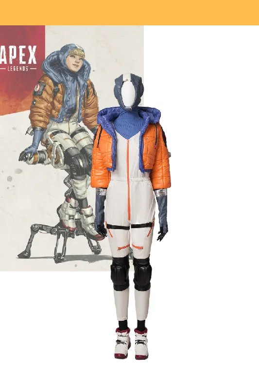 Elven Cosplay Lingerie for WomenWattson Apex Legends Padded PU Leather Cosplay Costume