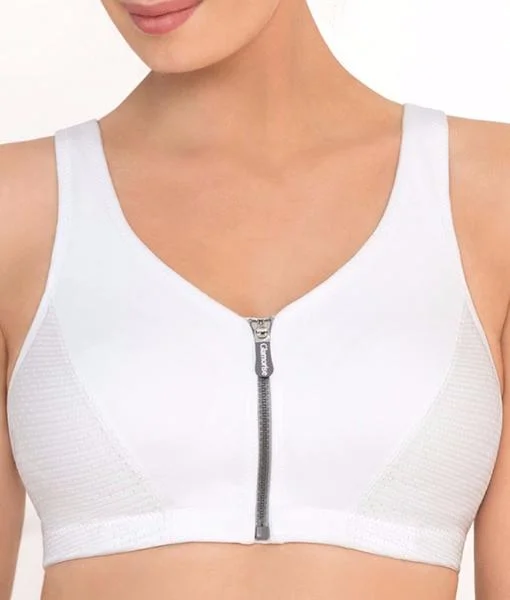 Lingerie with Adjustable Straps for WomenGlamorise 1266 Women's Full Figure High Impact Zipper Sport Bra Lingerie with Adjustable Straps for WomenGlamorise 1266 Women's Full Figure High Impact Zipper Sport Bra