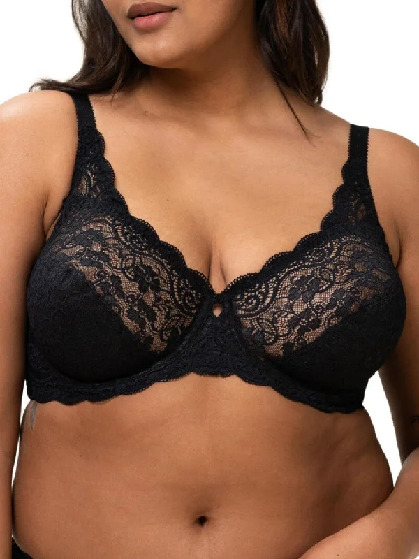 Women's Shapewear Lingerie Sets Amourette 300W High Apex Bra - Black