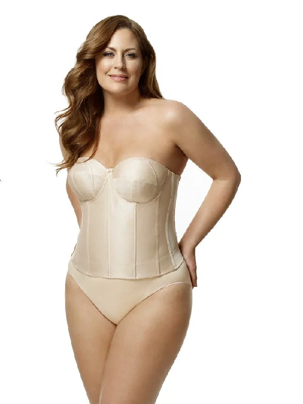 Women's Tummy Control Lingerie6421 ELILA SMOOTH CUP LONGLINE NUDE