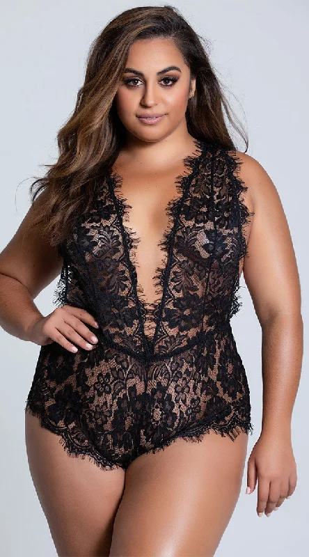 Women's Shapewear Lingerie Sets Plus Size Lush Life Lace Romper