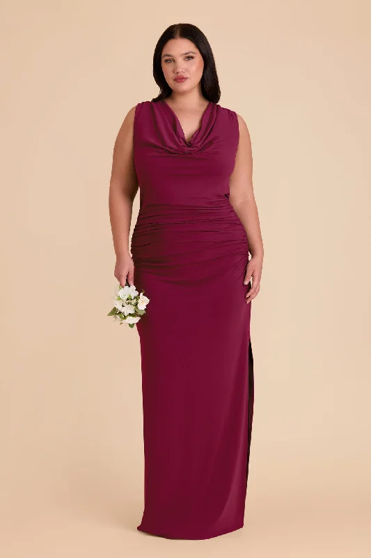 Maternity dress for a baby's first visit to the park playground Danny Luxe Knit Dress - Berry Maternity dress for a baby's first visit to the park playground Danny Luxe Knit Dress - Berry