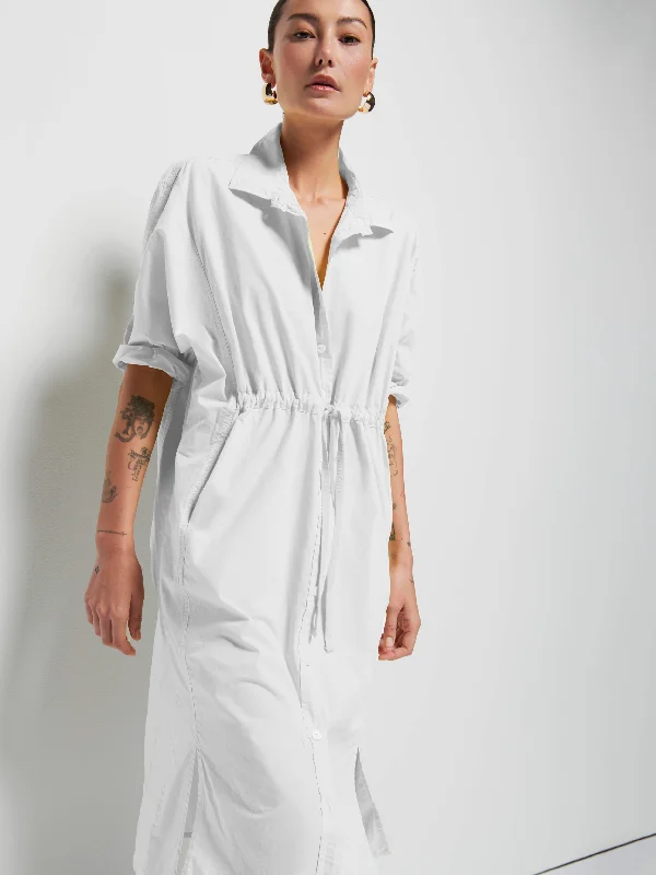 Midi dresses with polka dot prints for a playful summer outfit Irene Dress