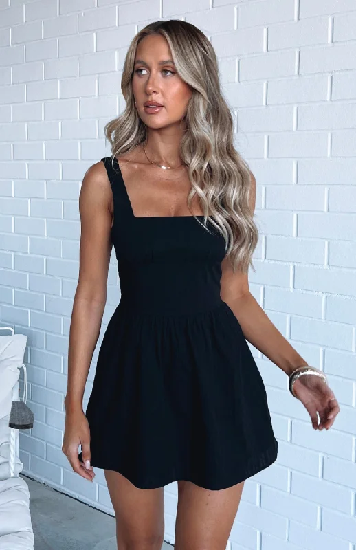  Trending Now Mini Dress Black