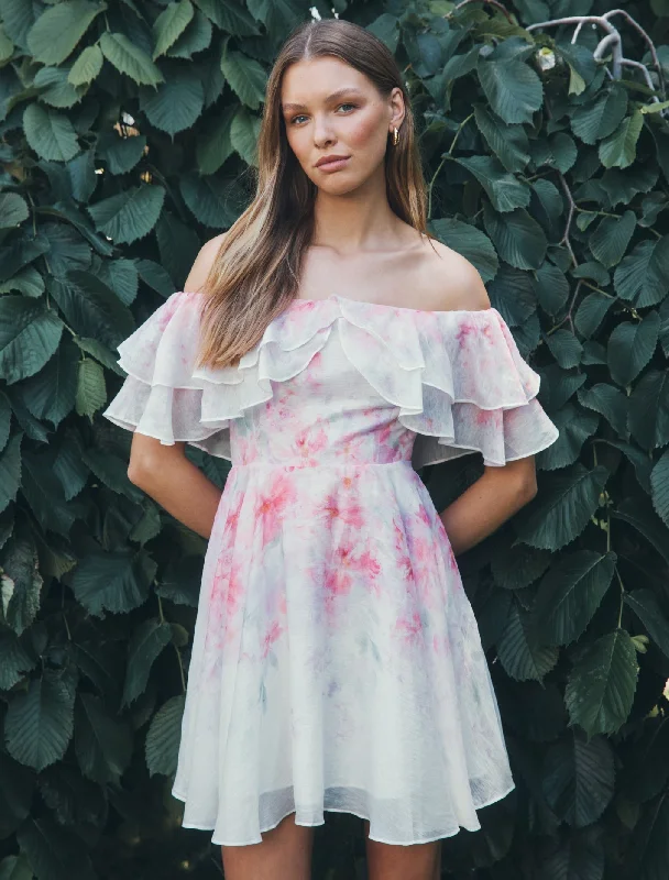  Ellie Ruffle Mini Dress