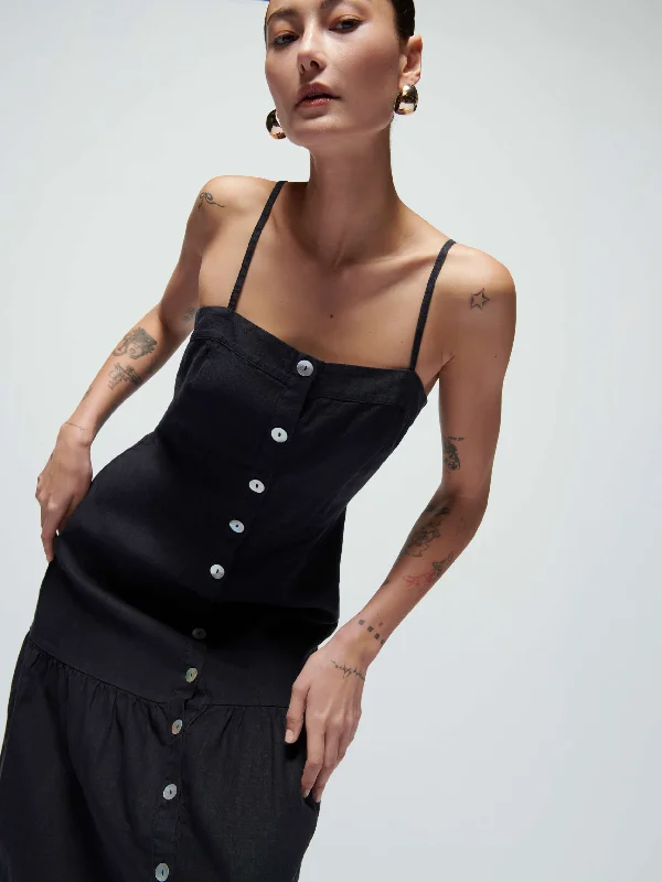 Midi dresses with geometric cutouts for a contemporary and edgy look Luciana Dress