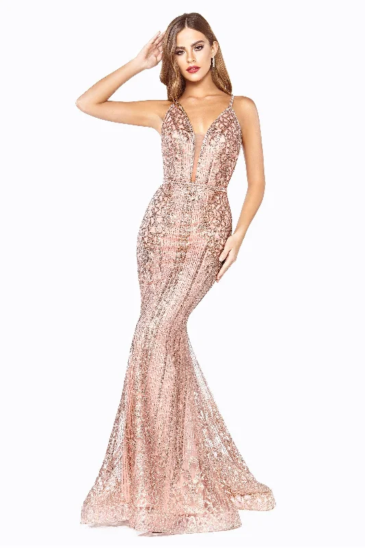 Maternity dress for a baby's first visit to the children's garden Cinderella Divine J8795 Long Formal Spaghetti Strap Glitter Print Prom Gown Maternity dress for a baby's first visit to the children's garden Cinderella Divine J8795 Long Formal Spaghetti Strap Glitter Print Prom Gown