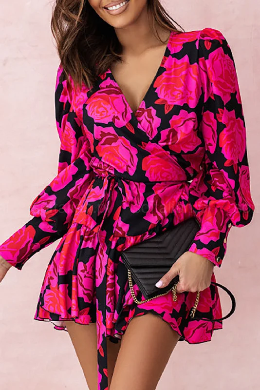 Midi dresses with ruched bodices for a feminine and fitted feel Rose Long Sleeve Tiered Mini Dress Midi dresses with ruched bodices for a feminine and fitted feel Rose Long Sleeve Tiered Mini Dress