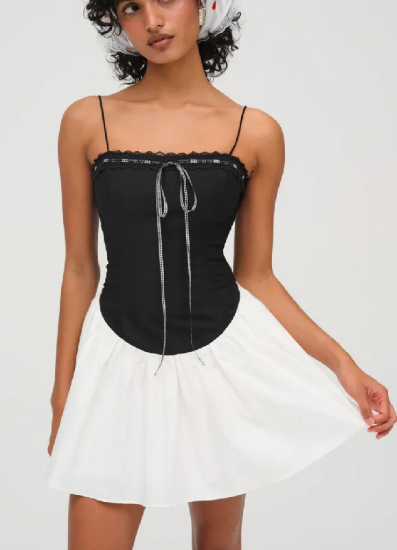 Mini dresses with off - the - shoulder styles Annabella Mini Dress by For Love and Lemons Mini dresses with off - the - shoulder styles Annabella Mini Dress by For Love and Lemons