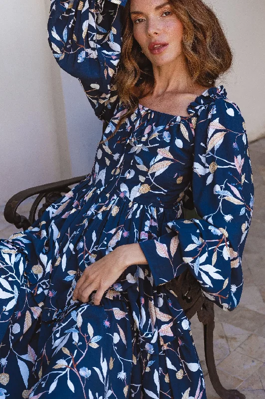 Midi dresses with cold - shoulder cutouts for a trendy style Floriana Long Sleeve Midi Dress (Sale) Midi dresses with cold - shoulder cutouts for a trendy style Floriana Long Sleeve Midi Dress (Sale)