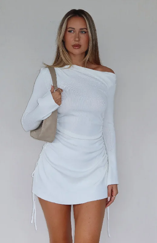 Everyday Sundress with Strappy Back for Beach Moment For Life Long Sleeve Mini Dress Cream Everyday Sundress with Strappy Back for Beach Moment For Life Long Sleeve Mini Dress Cream