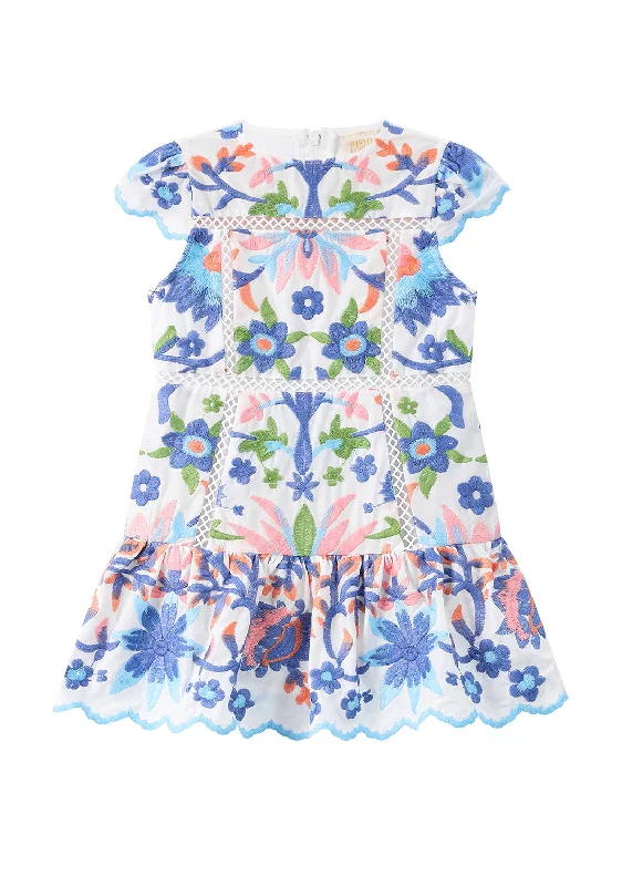 Mini dresses with ruched bodices for a feminine touch Joanna Embroidered Mini Dress (Baby) Mini dresses with ruched bodices for a feminine touch Joanna Embroidered Mini Dress (Baby)
