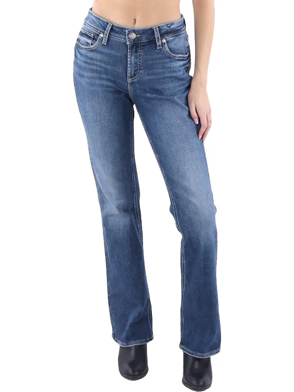 Plus - size women jeans for a comfortable and stylish fitElyse Womens Mid Rise Embroidered Bootcut Jeans Plus - size women jeans for a comfortable and stylish fitElyse Womens Mid Rise Embroidered Bootcut Jeans