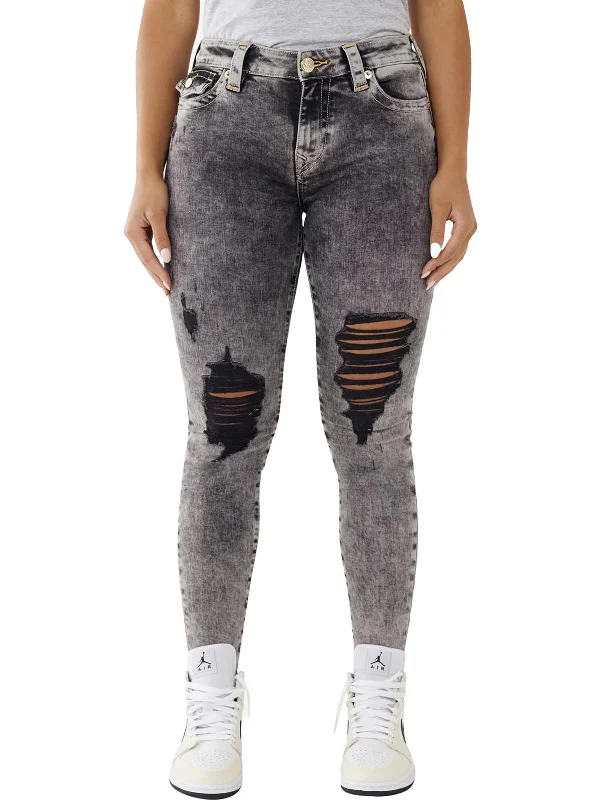High - rise flare women jeans for a 70s - inspired lookJennie Womens Destroyed Mid-Rise Skinny Jeans High - rise flare women jeans for a 70s - inspired lookJennie Womens Destroyed Mid-Rise Skinny Jeans