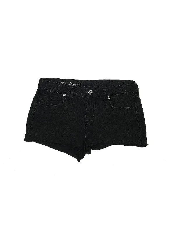 Plus Size Women's Denim Shorts with a Button - Fly in Dark Indigo for a Durable and Timeless StyleMid-Rise Denim Shorts in Medium Wash Plus Size Women's Denim Shorts with a Button - Fly in Dark Indigo for a Durable and Timeless StyleMid-Rise Denim Shorts in Medium Wash