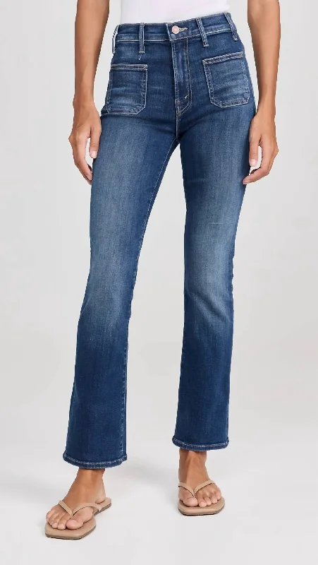Ripped women jeans for a rebellious and fashion - forward stylePatch Pocket Insider Flood Jeans In On Your Left Ripped women jeans for a rebellious and fashion - forward stylePatch Pocket Insider Flood Jeans In On Your Left