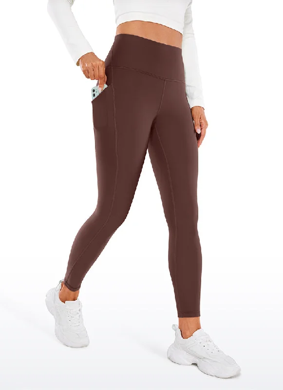 women tights made of cotton for breathabilityFleece Lined Soft Pockets Leggings 26.5" women tights made of cotton for breathabilityFleece Lined Soft Pockets Leggings 26.5"