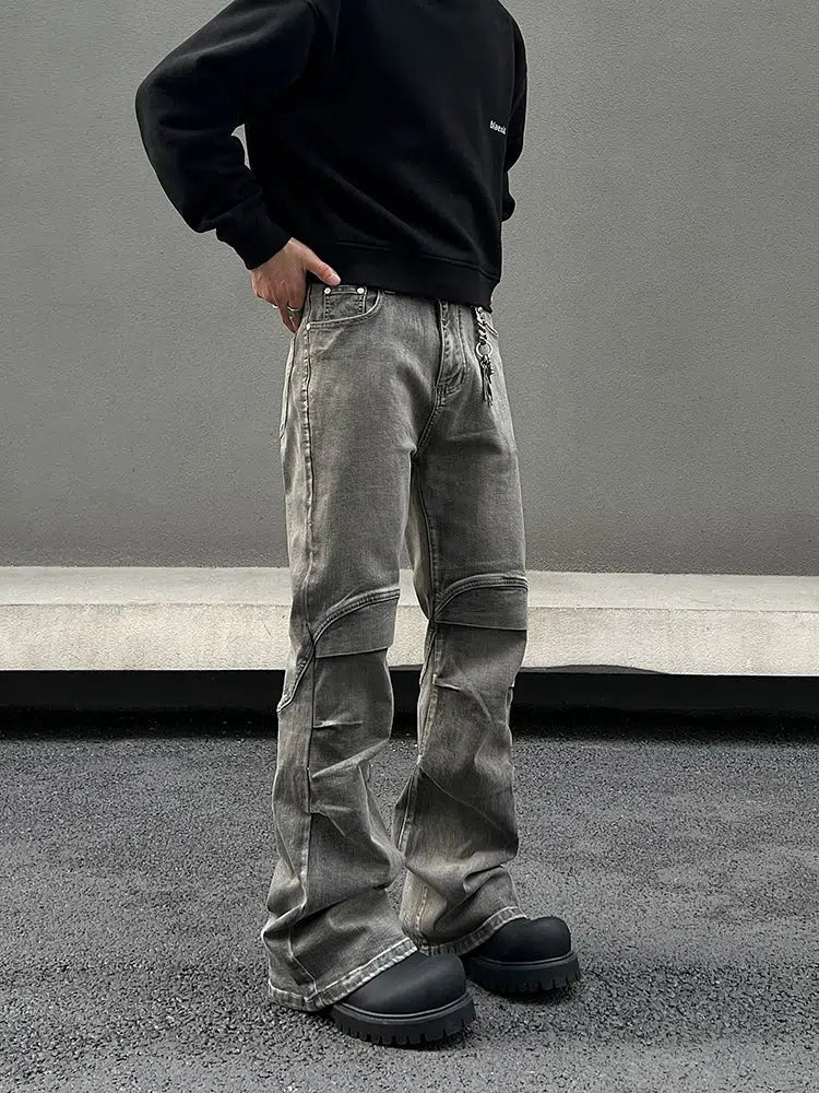Wide - leg women jeans for a modern and relaxed vibeSlim-fit Smoky Gray Straight-leg Jeans Wide - leg women jeans for a modern and relaxed vibeSlim-fit Smoky Gray Straight-leg Jeans
