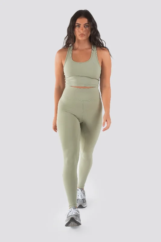 women tights with a blend of spandex for stretchStellar V2 Highwaisted Leggings - Sage women tights with a blend of spandex for stretchStellar V2 Highwaisted Leggings - Sage
