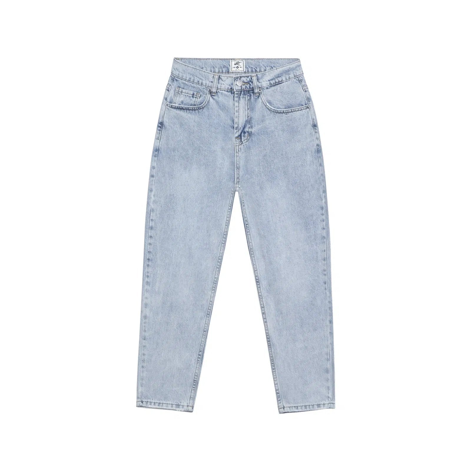 Button - fly women jeans with a traditional touchTapered Carrot Washed Slim Fit Jeans Button - fly women jeans with a traditional touchTapered Carrot Washed Slim Fit Jeans