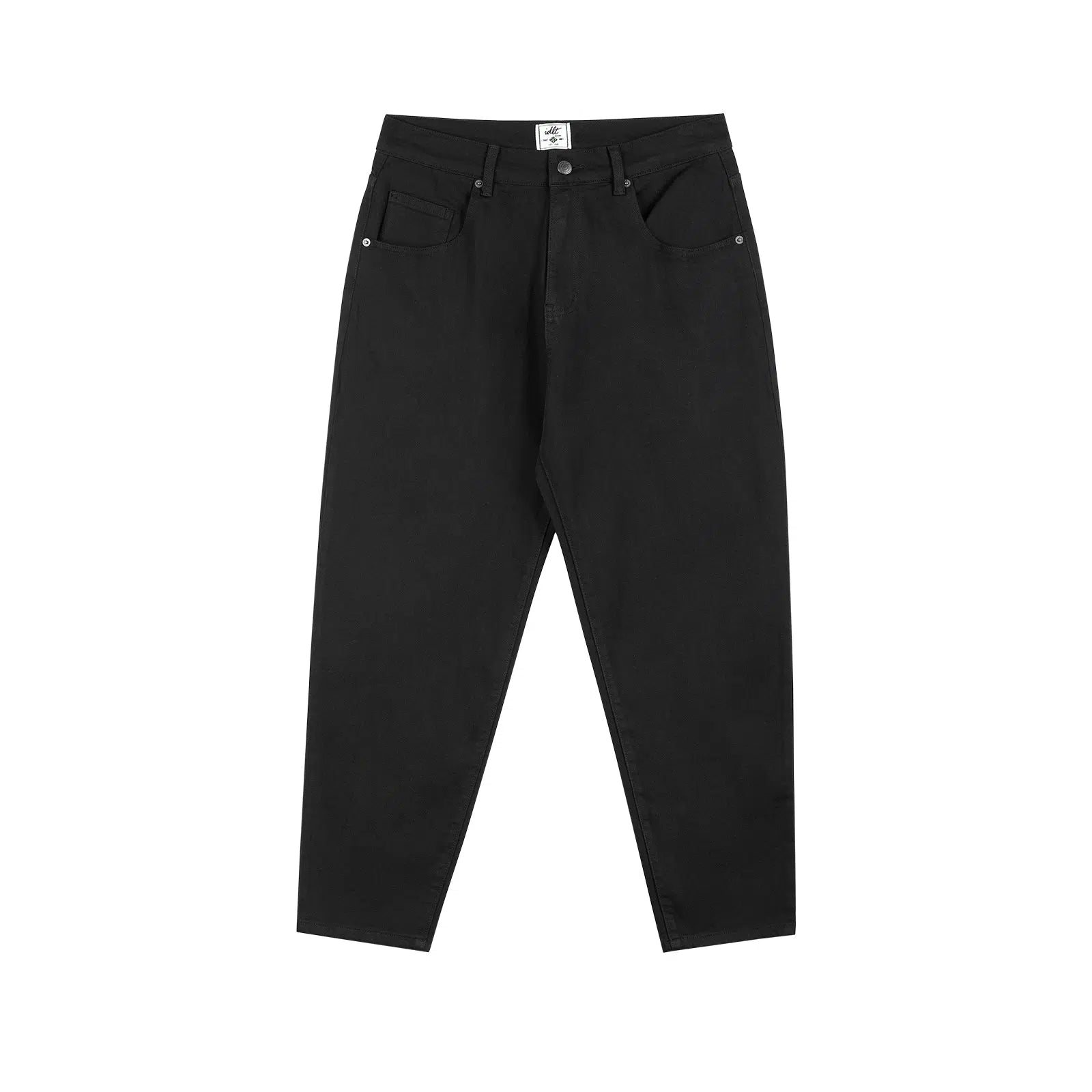 High - rise flare women jeans for a 70s - inspired lookTapered Stretch Black Straight Fit Jeans High - rise flare women jeans for a 70s - inspired lookTapered Stretch Black Straight Fit Jeans