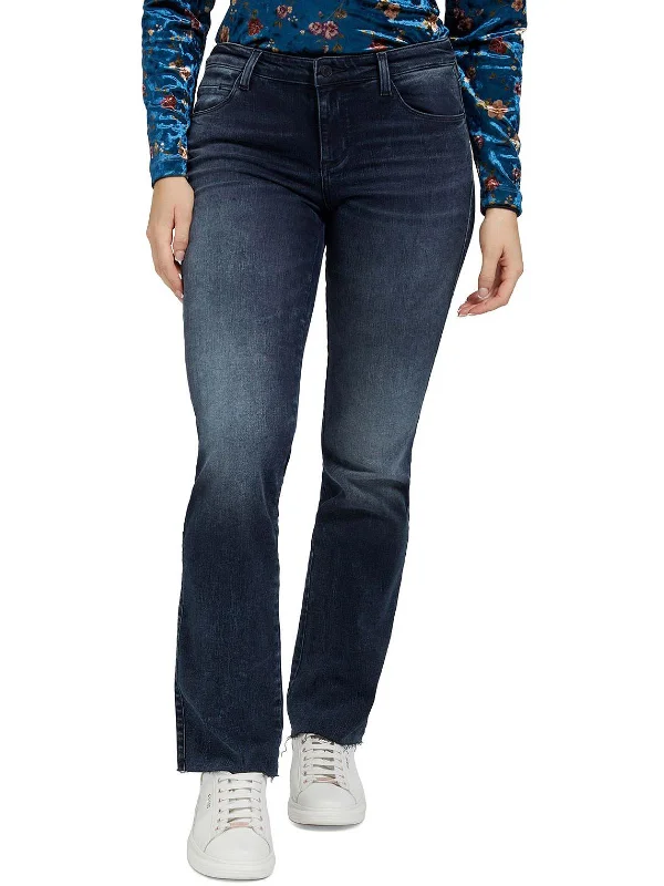 Embroidered women jeans with intricate patternsWomens Denim Raw Hem Straight Leg Jeans Embroidered women jeans with intricate patternsWomens Denim Raw Hem Straight Leg Jeans
