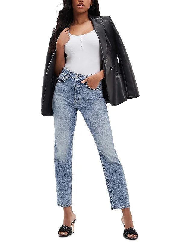 Colored women jeans in vibrant hues like red and yellowWomens Embellished Straight Leg Straight Leg Jeans Colored women jeans in vibrant hues like red and yellowWomens Embellished Straight Leg Straight Leg Jeans