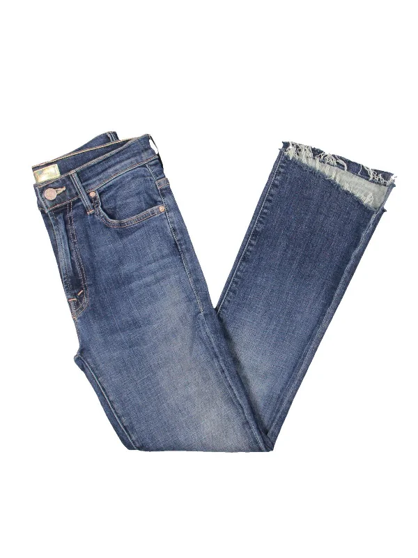 Dark - wash women jeans for a sophisticated and slimming effectWomens Frayed Hem Side Stripe Skinny Jeans Dark - wash women jeans for a sophisticated and slimming effectWomens Frayed Hem Side Stripe Skinny Jeans