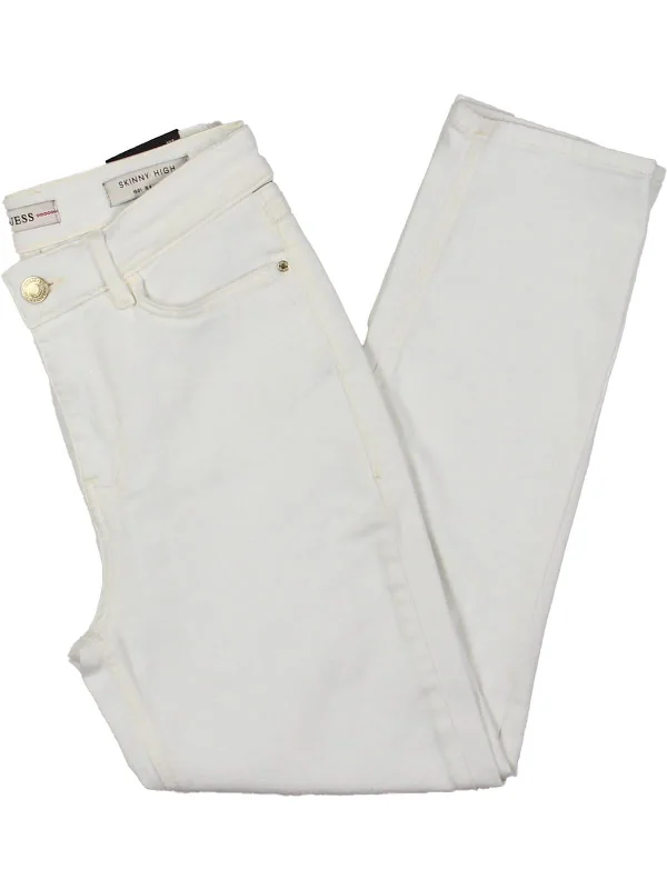 Cargo women jeans with multiple pockets for added functionalityWomens Solid Denim Skinny Jeans Cargo women jeans with multiple pockets for added functionalityWomens Solid Denim Skinny Jeans