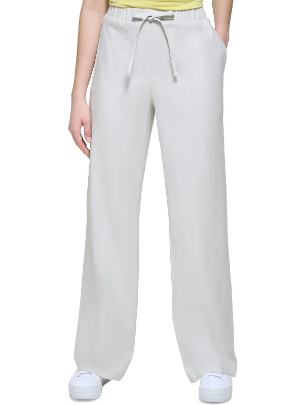 women tights for a photo - shoot to enhance the lookWomens Tie Waist High Rise Wide Leg Pants women tights for a photo - shoot to enhance the lookWomens Tie Waist High Rise Wide Leg Pants