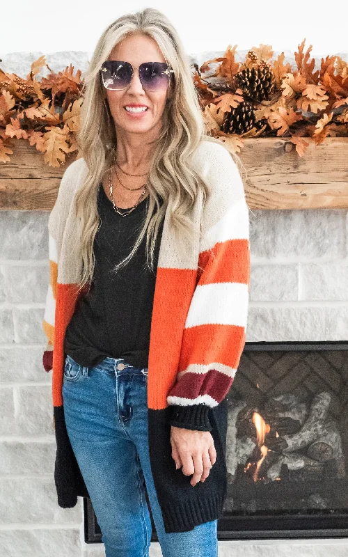 v neck women cardigan to elongate the necklineAll Bundled Up Colorblock Cardigan - Final Sale v neck women cardigan to elongate the necklineAll Bundled Up Colorblock Cardigan - Final Sale