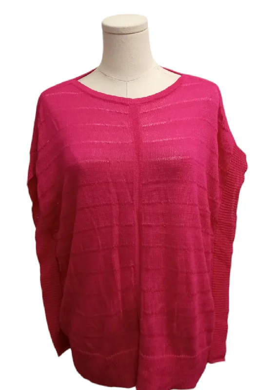 Single - Breasted Women's Linen Blend Blazers in Earth Tones for Casual WearChico's Women's Summer Sweater Fuschia 0 Single - Breasted Women's Linen Blend Blazers in Earth Tones for Casual WearChico's Women's Summer Sweater Fuschia 0