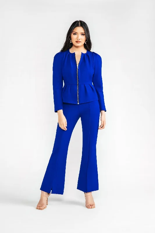 Oversized Women's Printed Blazers in Animal Patterns for a Statement PieceLarissa Ponte Jacket Oversized Women's Printed Blazers in Animal Patterns for a Statement PieceLarissa Ponte Jacket