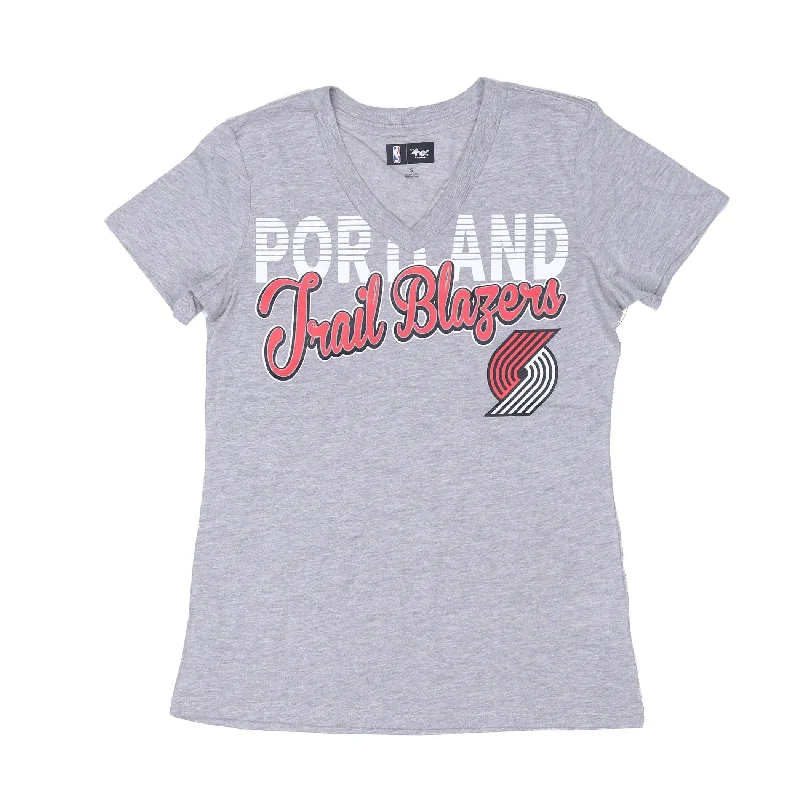 Plus Size Women's Embroidered Blazers in Floral Patterns for a Feminine TouchPortland Trail Blazers Women's Training Gray V-Neck Tee Plus Size Women's Embroidered Blazers in Floral Patterns for a Feminine TouchPortland Trail Blazers Women's Training Gray V-Neck Tee
