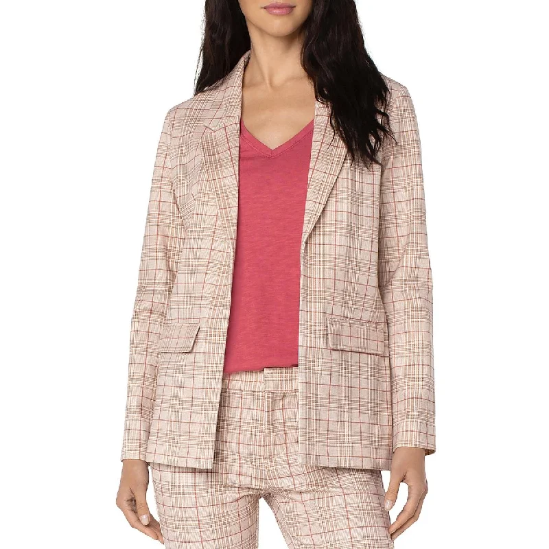 Plus Size Women's Sequin - Embellished Blazers in Silver for a Glamorous PartyLiverpool Los Angeles Womens Collared Suit Separate Open-Front Blazer Plus Size Women's Sequin - Embellished Blazers in Silver for a Glamorous PartyLiverpool Los Angeles Womens Collared Suit Separate Open-Front Blazer