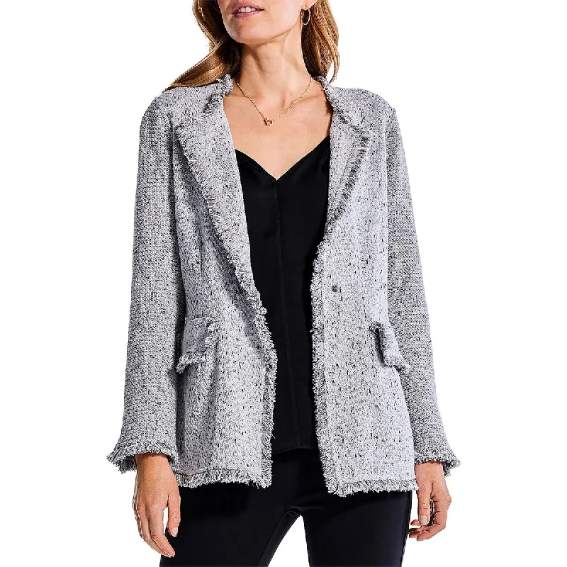 Oversized Women's Printed Blazers in Animal Patterns for a Statement PieceNic + Zoe Womens Petites Heathered Fringe One-Button Blazer Oversized Women's Printed Blazers in Animal Patterns for a Statement PieceNic + Zoe Womens Petites Heathered Fringe One-Button Blazer