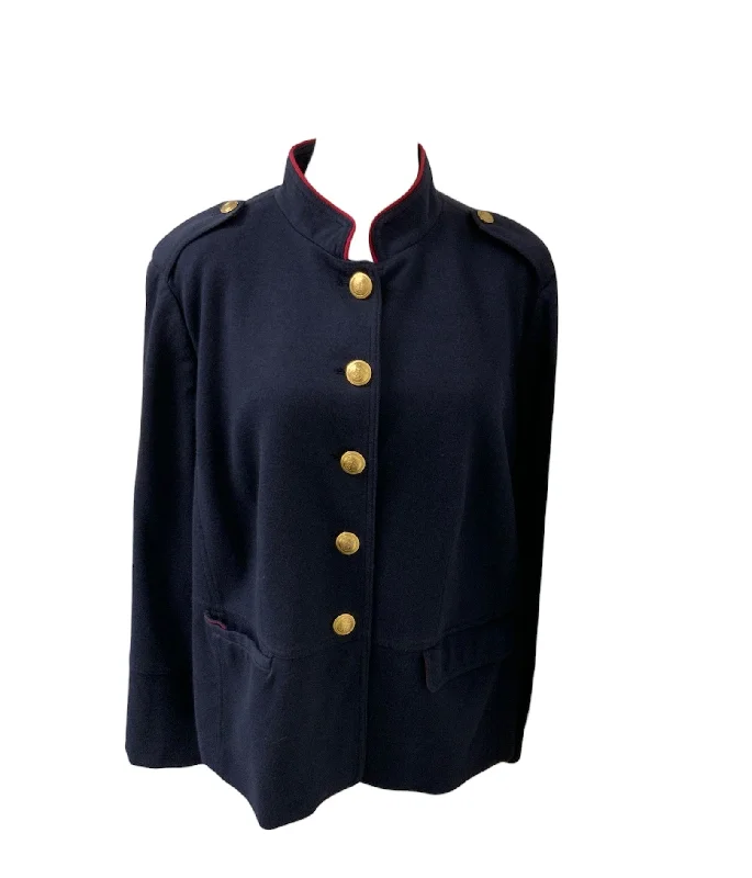 Plus Size Women's Embroidered Blazers in Floral Patterns for a Feminine TouchTalbot's Navy Knit Blazer 16WP Plus Size Women's Embroidered Blazers in Floral Patterns for a Feminine TouchTalbot's Navy Knit Blazer 16WP