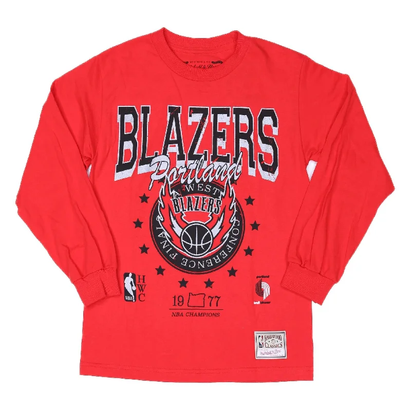 Plus Size Women's Ruffled Blazers in Pink for a Girly and Fashionable LookTrail Blazers Mitchell & Ness Women's Red Oversized Long Sleeved Tee Plus Size Women's Ruffled Blazers in Pink for a Girly and Fashionable LookTrail Blazers Mitchell & Ness Women's Red Oversized Long Sleeved Tee