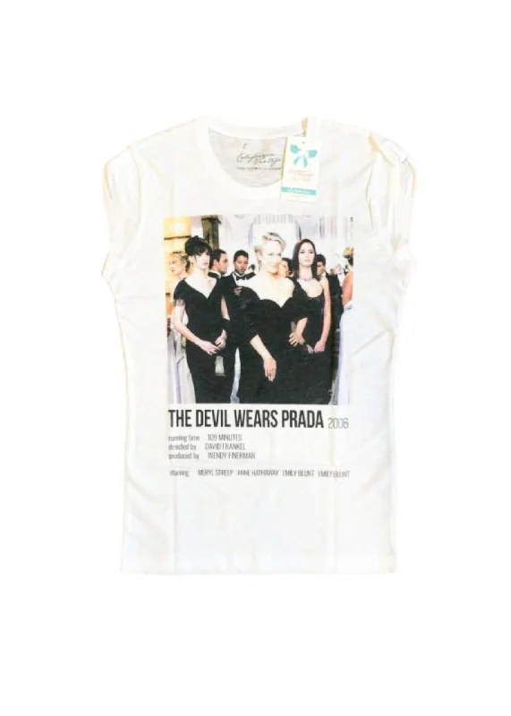 Sleeveless Women T Shirt for Summer ComfortCalifornia Vintage the devil wears prada white t-shirt Sleeveless Women T Shirt for Summer ComfortCalifornia Vintage the devil wears prada white t-shirt