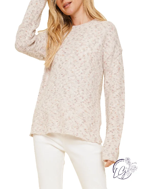 Women's Sheer Lace - Trimmed Sweater in Cream for a Delicate and Elegant AppearanceCamera Ready Cross Back Sweater Women's Sheer Lace - Trimmed Sweater in Cream for a Delicate and Elegant AppearanceCamera Ready Cross Back Sweater