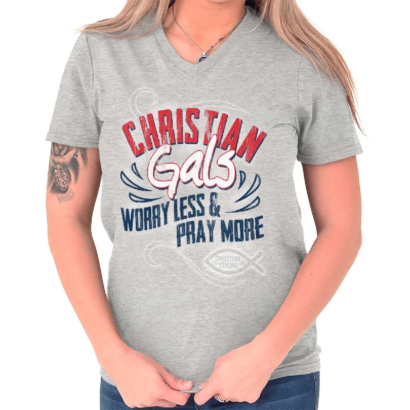 Plus Size Women T Shirt for a Comfortable and Flattering FitChristian Gals V-Neck T Shirt Plus Size Women T Shirt for a Comfortable and Flattering FitChristian Gals V-Neck T Shirt