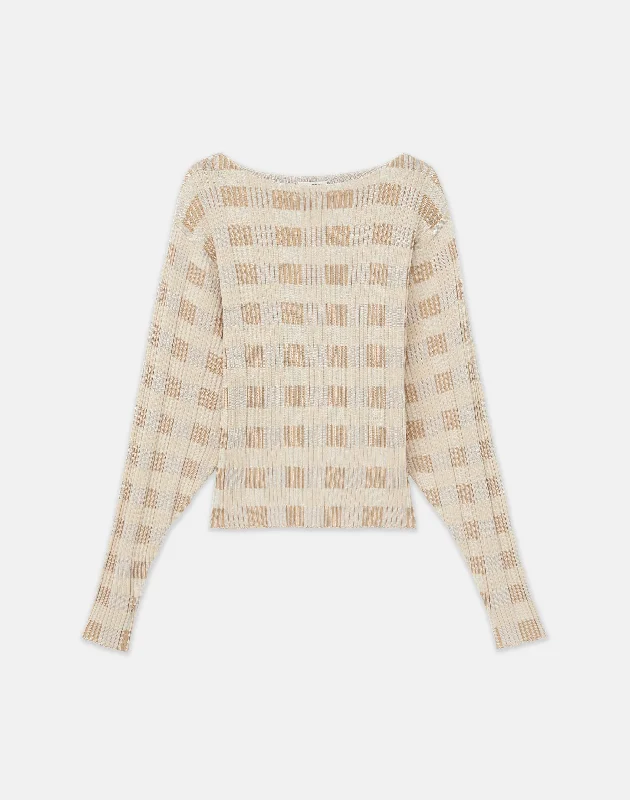 Plus Size Women's Pocket - Detail Sweater in Olive Green for a Practical and Fashionable PieceGingham Responsible Matte Crepe Blouson Sweater Plus Size Women's Pocket - Detail Sweater in Olive Green for a Practical and Fashionable PieceGingham Responsible Matte Crepe Blouson Sweater