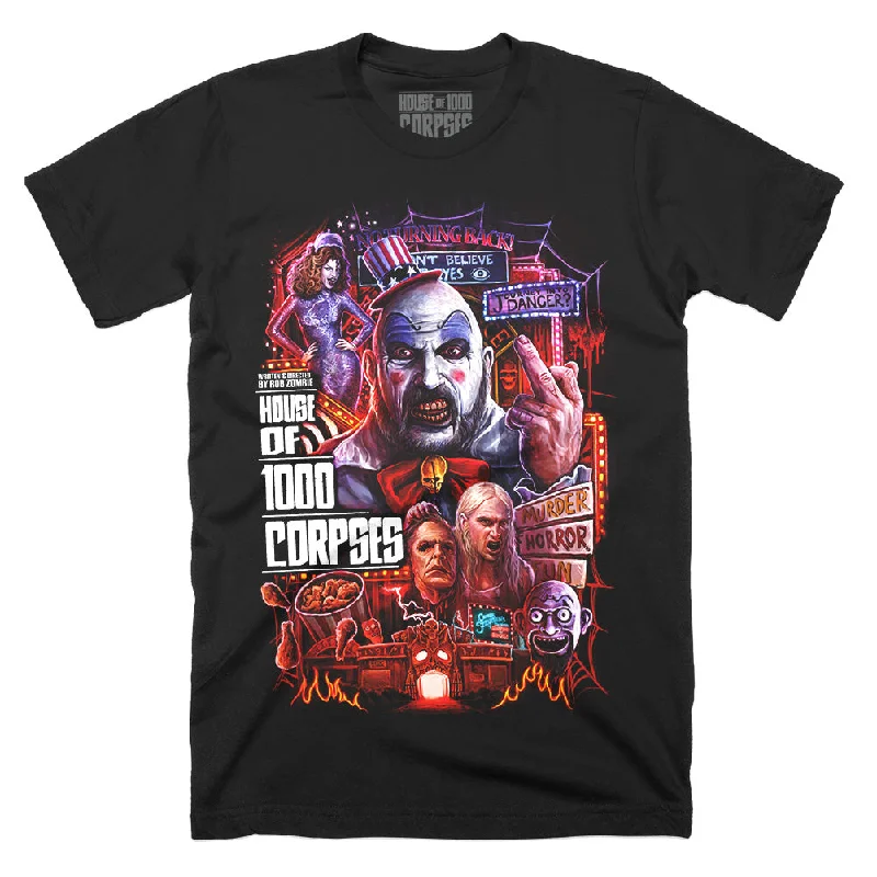 Long Sleeve Women T Shirt for Cooler WeatherHouse Of 1000 Corpses Theres No Turning Back T-Shirt Long Sleeve Women T Shirt for Cooler WeatherHouse Of 1000 Corpses Theres No Turning Back T-Shirt