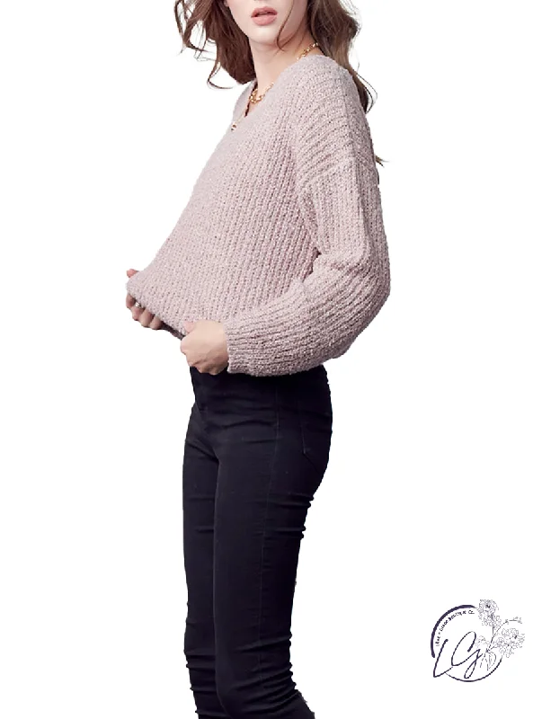 Women's Sheer Lace - Trimmed Sweater in Cream for a Delicate and Elegant AppearanceIt's Only You Knit Sweater Women's Sheer Lace - Trimmed Sweater in Cream for a Delicate and Elegant AppearanceIt's Only You Knit Sweater